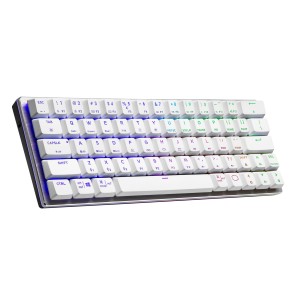 کیبورد مکانیکال گیمینگ با سیم و بی سیم کولرمستر SK622 SILVER